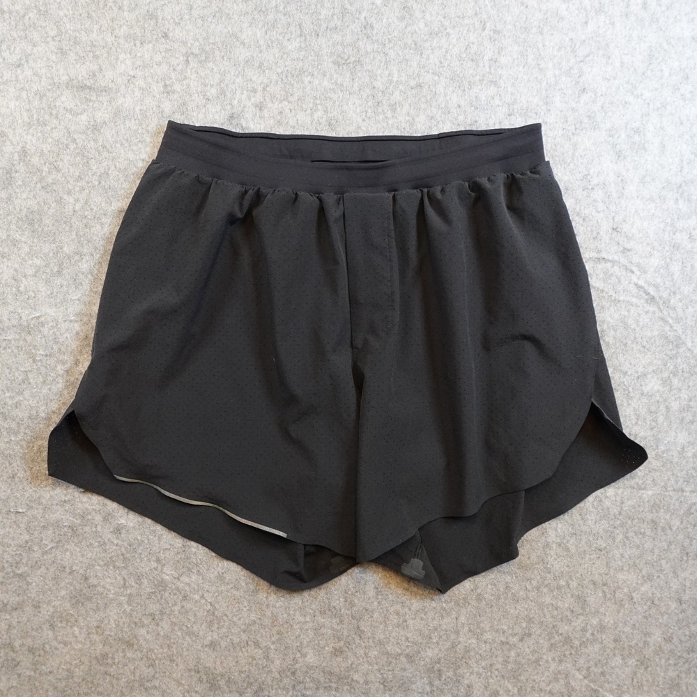 Lululemon Shorts Men Medium Black Outpacer 6" Running Athletic Lined Gym
